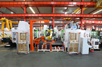 Centre d'usinage vertical 3 axes GUOSHENG MVL855 avec commande CNC FANUC, pour usinage de l'aluminium