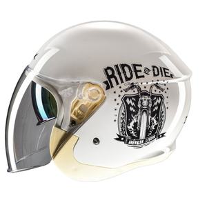 Casques de moto à face ouverte, casque jet, double visière, casque de moto trois-quarts, cascos para moto pour moto - Product Image 1