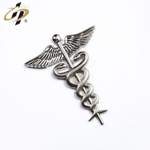 Personalizado diseño de alas cromado 3d grabado metal emblema de coche - Product Image 2