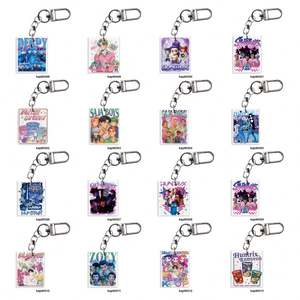 Porte-clés mousqueton étanche K-Demon Hunters avec Rumi, Mira et <span class=keywords><strong>Zoe</strong></span> en acrylique – Accessoire à thème anime - Product Image 6