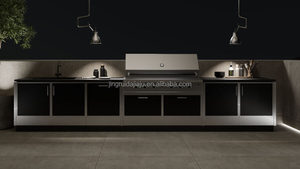 Armoir-es De Cuisine Extérieures En Acier inossidable 304 Résistantes Aux inempé-ries, Eclairage D'ilot, Armoir-es De Cuisine - Product Image 5