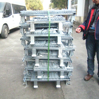 Gabbie pieghevoli per cavi compatibili con la logistica per attrezzature per la movimentazione di merci e stoccaggio senza interruzioni