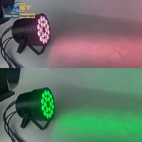 Lampu Par LED RGBW 4IN1 18*10W Kecerahan Tinggi dengan Kontroler DMX 512 untuk Pencahayaan Panggung, Pernikahan, dan Acara Pesta