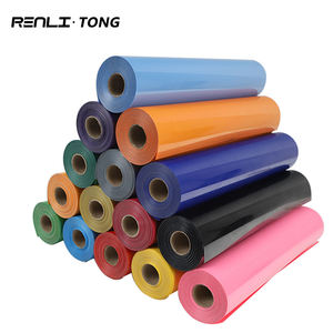 Renlitong nuevo diseño Htv Flex PVC brillante con vinilo de transferencia de calor pegajoso Impresión de pelado en caliente pegatina inteligente tela de camisa fuerte - Product Image 1