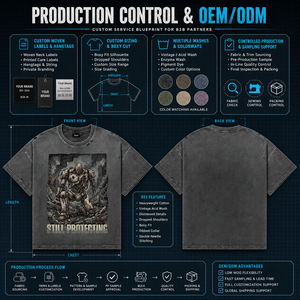<b>Vintage</b> Acid Wash High Quality Oversized Mens T Shirts Futuristic Robot Graphic Short Sleeve Streetwear <b>Tee</b> Wholesale Supplier - Product Image 6