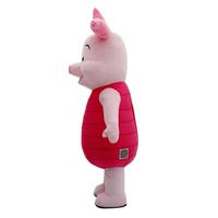 Costume de mascotte de film en forme de cochon rose gonflable, personnage célèbre de jeu vidéo, en vente au Royaume-Uni