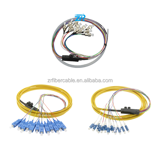 SC/APC Fiber Optical Pigtail OM1 OM2 OM3 OM4 OM5 Pigtails Fiber Optic ST FC LC E2000 SC UPC APC LC/PC SCAPC Ribbon Fiber Pigtail