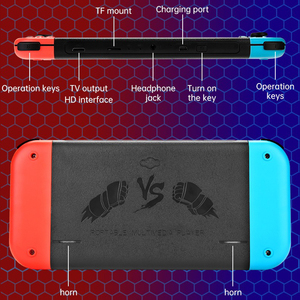 Barato X80 consola <span class=keywords><strong>de</strong></span> <span class=keywords><strong>juegos</strong></span> portátil 7 pulgadas HD 16G reproductor <span class=keywords><strong>de</strong></span> <span class=keywords><strong>juegos</strong></span> <span class=keywords><strong>Retro</strong></span> multifunción 3000mAh emuladores <span class=keywords><strong>juegos</strong></span> <span class=keywords><strong>para</strong></span> PS1 PSP Arcade - Product Image 6