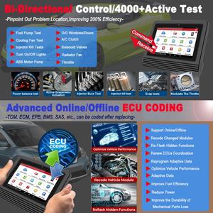 LAUNCH X431 PRO V5.0 Elite 2024, Analizador de Motor Bidireccional, Nuevo Conector DBSCar VII, Diagnóstico a Batería para Autos y Camiones 37+, - Product Image 5