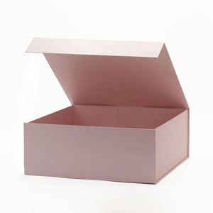 Large square Fancy pink Girls Party Dress Packaging Ribbon <b>Gift</b> <b>Box</b> Wholesale - Product Image 5