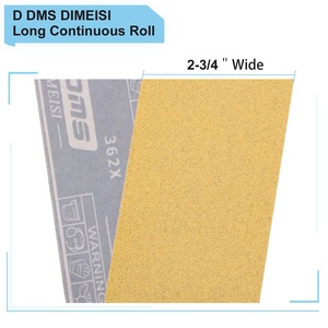 D DMS DIMEISI 362X 사용자 정의 92*175mm 40 그릿 친환경 후크 및 루프 연마 샌딩 사포 - Product Image 2