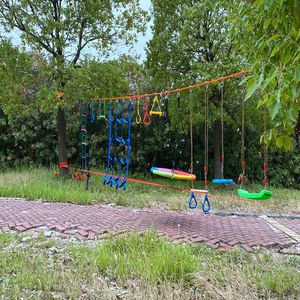 屋外キッズプレイグラウンド ニンジャウォーリアー障害物コース：楽しくてエキサイティングな冒険設備 - Product Image 3