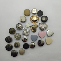 Boutons ronds floraux combinés, écologiques, en alliage de zinc plaqué, personnalisables, classiques, tendance, de haute qualité