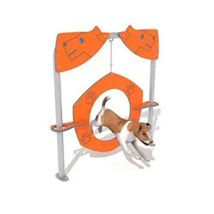 Pet agility training set PE board material Dog jumping oble training Jumping circle around the pole Dog trainer pet supplies