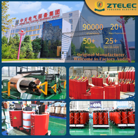 Transformador de Potencia Trifásico de Tipo Seco de 10.5kV, 400KVA, 500KVA, 630KVA, para Edificios Comerciales, Venta al Por Mayor