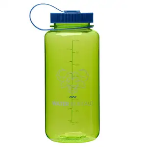 GZYSL Botol Minum Plastik Bayi, Botol Minum Olahraga 1000Ml 1L 1 Liter 32Oz Gratis BPA Sekolah Anak-anak dengan Tutup