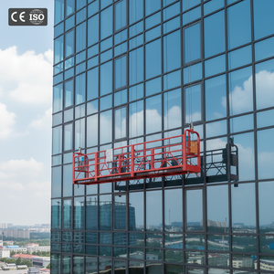Plateforme temporaire en acier ZLP630 / échafaudage suspendu pour le nettoyage des fenêtres de façade ZLP500/ZLP630/ZLP800/ZLP1000 Tempo - Product Image 1