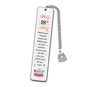 10 16 18 20 30 <span class=keywords><strong>cumpleaños</strong></span> marcapáginas Metal Acero inoxidable <span class=keywords><strong>Feliz</strong></span> <span class=keywords><strong>cumpleaños</strong></span> marcapáginas regalo - Product Image 4