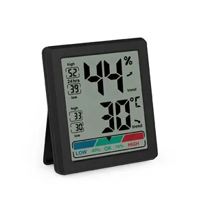 EWETIME – Station météo pour chambre intérieure Lcd, température électronique, humidité, thermomètre numérique, hygromètre