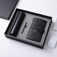 Tasse d'affichage de la température intelligente A6 Notebook Three-Set Isolé Cup Travel Journal Set Business Gift Box Pack