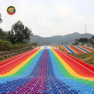 Manèges familiaux pour carnavals et foires, super toboggan, toboggan arc-en-ciel, équipement de <span class=keywords><strong>parc</strong></span> d'attractions - Product Image 4