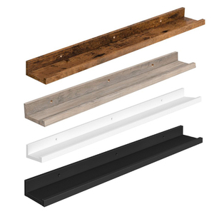 Lot de 3 étagères murales flottantes pour photos, étagères murales avec rebord pour le rangement dans le <span class=keywords><strong>salon</strong></span> - Product Image 6