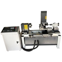 Tour à bois miniature CNC 4 axes unique, multifonctionnel, pour tournage et fraisage, certifié CE, 380V/220V, garantie de 2 ans