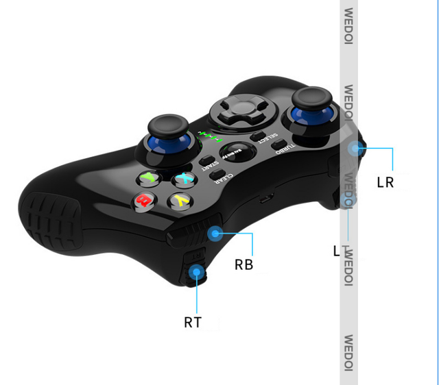 Car USB Wireless Handle Game Controller for TESLA Model Y Model 3 Blue Tooth Joystick Vibration Joypad Console Game Pad