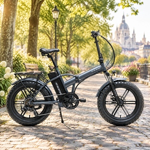 Bicicleta Plegable Transformer Fatty Premium con Neumáticos Gruesos de 20x4, Batería de Litio de 48V 10.4Ah, Motor en el Buje Trasero, 7 Velocidades, Transformer Fatty Premium - Product Image 1