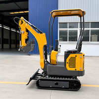 Excavatrice sur chenilles compacte à haute adaptabilité avec système hydraulique flexible, fonctionne de manière stable sur des terrains complexes