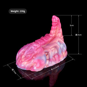 FAAK NNSX HX5143 ร้อนประดิษฐ์ผิวอวัยวะเพศชายเครื่องบดซิลิโคนDildoขยาย Fantasyเพศของเล่นผสมสี - Product Image 6