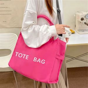 Bolso Tote de Lujo para Mujer, Bolso Tote Cruzado de Moda, de Lona con Bolsillos - Product Image 4