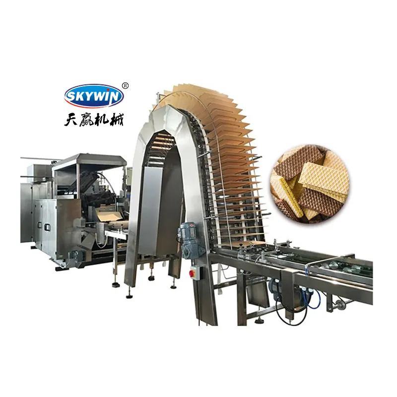 Industriële Hoge Capaciteit Wafer Biscuit Complete Productielijn Wafer Making Machine Apparatuur