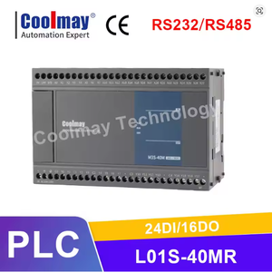 Coolmay オリジナル PLC プログラミング コントローラー リレー型デジタル L01S-40MR 24DI16DO 産業機器向けフル機能 - Product Image 2