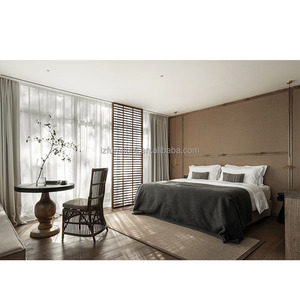 Chic Boutique Hotel Bed <b>Headboard</b> Mounted Mirror Furniture for Hotels Elegant Design Boutique Hotel - Product Image 1