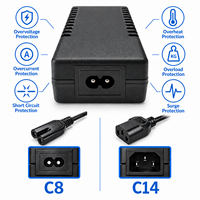 Adaptateur secteur de bureau 24V 4A 96W 100-240V AC/DC à alimentation par découpage CE RoHS pour routeur, moniteur, éclairage - Vente directe usine
