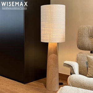 WISEMAX MUEBLES Wabisabi Lámpara de pie de tela de estilo moderno E27 Base de luz LED para el hogar Sofás Corner <span class=keywords><strong>Cafe</strong></span> Decor Lámpara de pie - Product Image 5