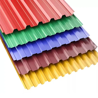 Feuille de toiture de longue portée feuille de toit galvanisée en acier enduit de couleur Chine usine Spot marchandises feuille de Sheetppgi ondulée