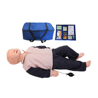 Maniquí de Entrenamiento de Primeros Auxilios para RCP Infantil, Compresiones Torácicas y Respiración Artificial