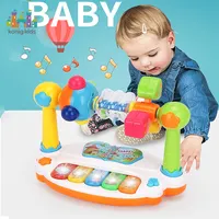 Juguetes musicales con canciones y luz para bebés, jouets de bajo precio, juguete educativo de actividades para bebés