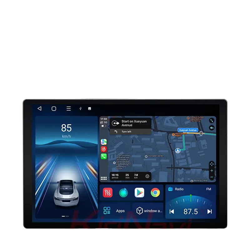 Kirinavi Android 14.0 Car Multimedia DVD Player 13.1 Polegada Rádio Estéreo Do Carro Para SUZUKI Splash Ritz 2008-2012 Navegação GPS