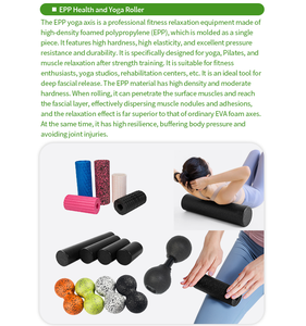 Balle de massage en mousse EPP écologique à haute densité, <span class=keywords><strong>duo</strong></span> de balles en forme d'arachide, logo personnalisé, relaxation musculaire des tissus profonds, fascia - Product Image 6