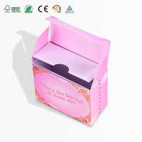 Boîte en papier pliable personnalisée avec estampage à chaud pour surligneur, cosmétiques, emballage décoratif et protecteur