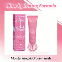 Bálsamo Labial Mineral de Larga Duración con Nutrientes Naturales y Logotipo Personalizado al por Mayor, Gel Labial Voluminizador Líquido para Mujer