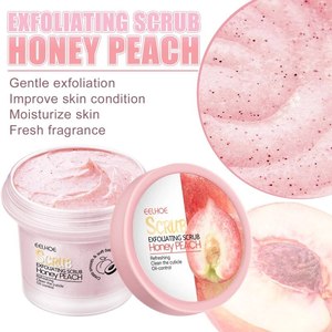 Exfoliante corporal Mousse <span class=keywords><strong>Peeling</strong></span> Gel Melocotón Exfoliante corporal Eliminación profunda Limpieza de la piel del pollo Hidratar Blanquear la piel Crema exfoliante - Product Image 4