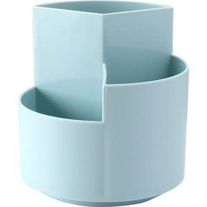 360 degree rotating office stationery holder desk organizer holder plastic pen holders
