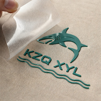 Étiquette de transfert de logo en silicone de haute qualité, personnalisée, estampée à chaud, logo de marque en relief 3D, étiquette de transfert pour vêtements