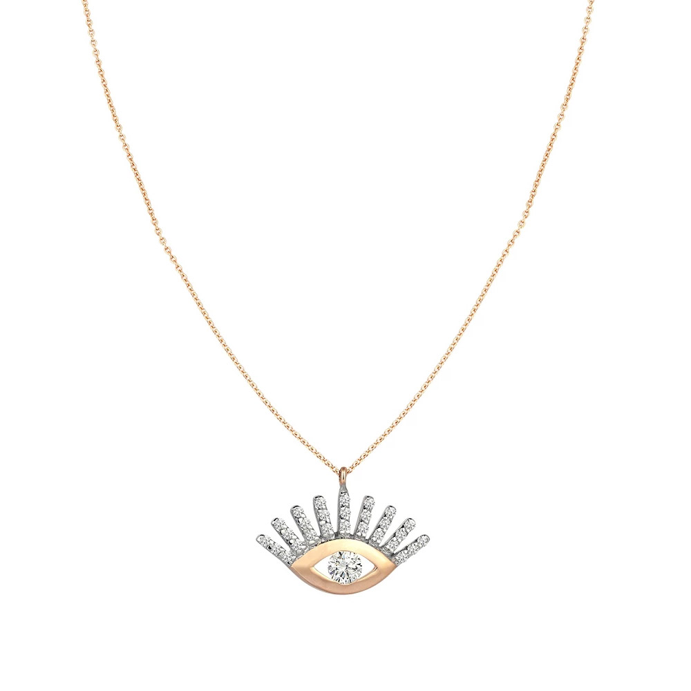 18k gold clear cz
