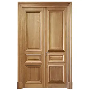 Latest Main Gate Wood Door Design Front Doors for Houses Modern Solid Wood Exterior Entry Door