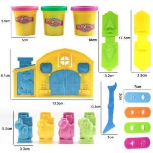 Jouets en argile créative non toxique, outils de modelage éducatifs, pâte à modeler, jouets pour enfants - Product Image 4